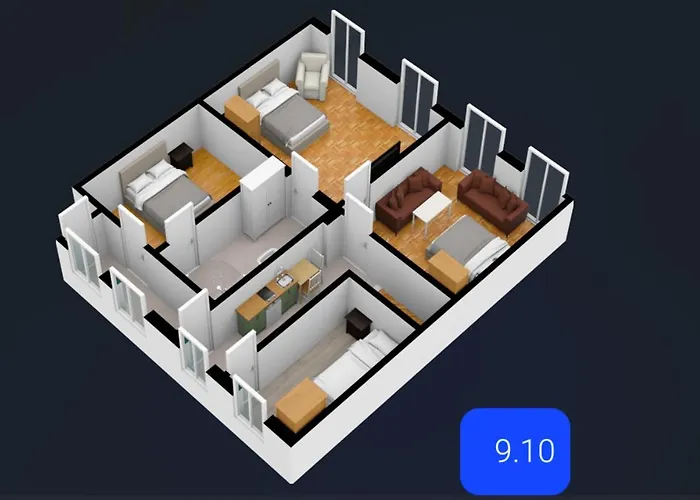 Four-bedroom, Four King-size Comfort * Viena